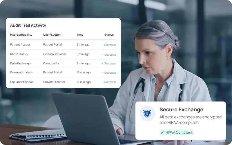 eCareAI clinical co-pilot with evidence retrieval, differentials, and drug interaction checks